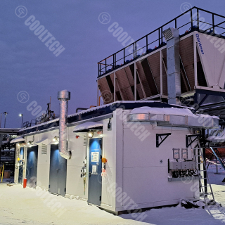 Компрессорная установка охлаждения и осушки газа