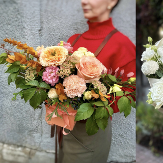 Акция на готовые букеты