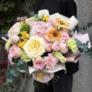 Акция на готовые букеты